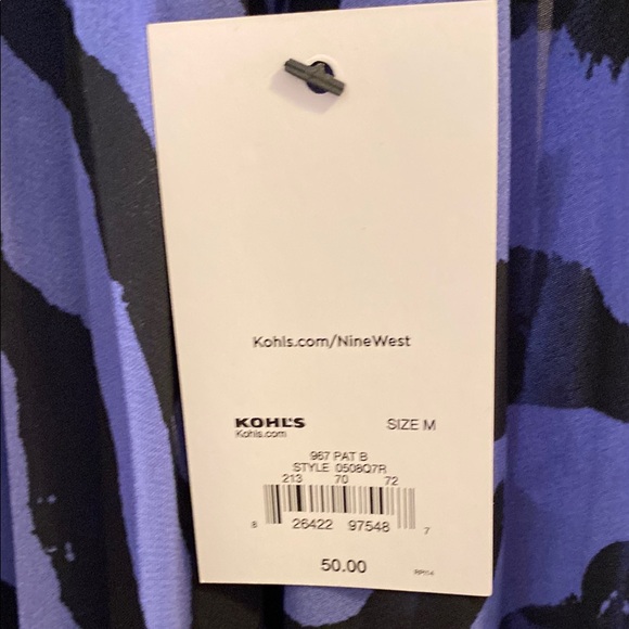 Blue Patterned Dress - Picture 2 of 4